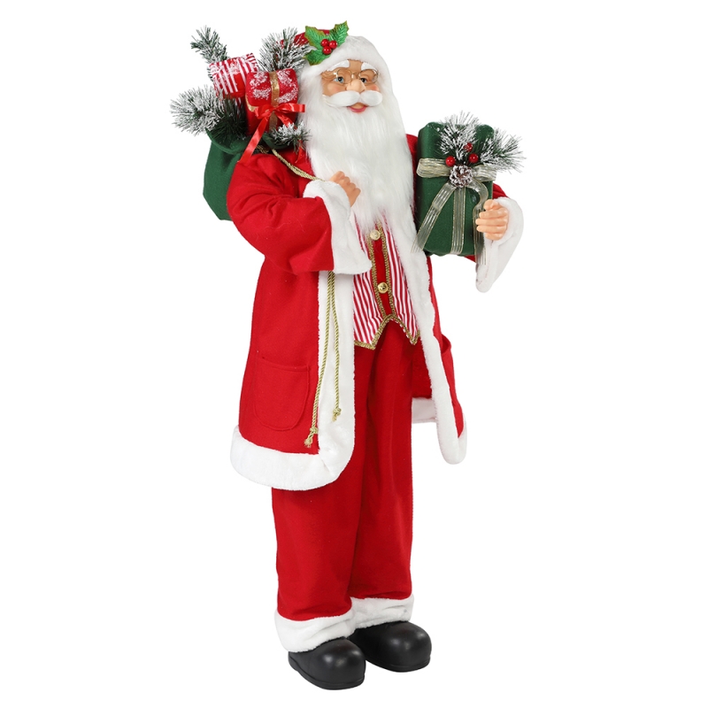 30 ~ 110cm 크리스마스 서 산타 클로스 선물 가방 장식 장식 전통적인 휴일 인형 컬렉션 크리스마스 시리즈