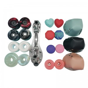 58mm * 32mm 85A 쿼드 롤러 스케이트 바퀴 인라인 휠 소용돌이 믹스 컬러 휠