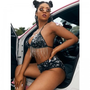 섹시한 브래지어와 팬티 두 조각 섹시한 란제리 속옷 여성 발렌타인 데이 란제리