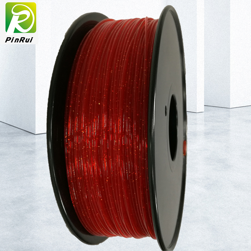 Pinrui 3D 프린터 1.75mm PLA 3D 프린터 용 반짝이는 반짝이 필라멘트