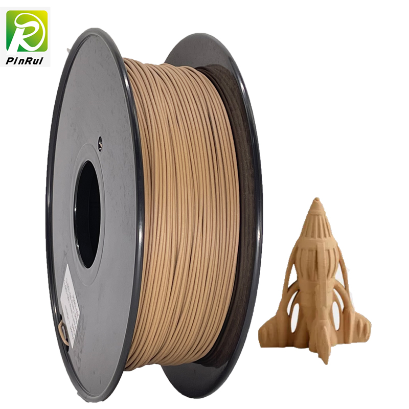 Pinrui 3D 프린터 1.75mm 어두운 나무 필라멘트 3D 프린터 용