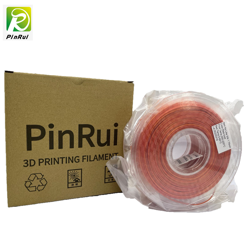 Pinrui 고품질 레드 골드 레인보우 1.75mm 3D 프린터 PLA 필라멘트
