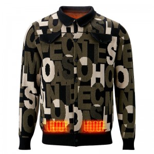 Spotty 스타일 코트 남성, 충전식 배터리 가열 된 옷장