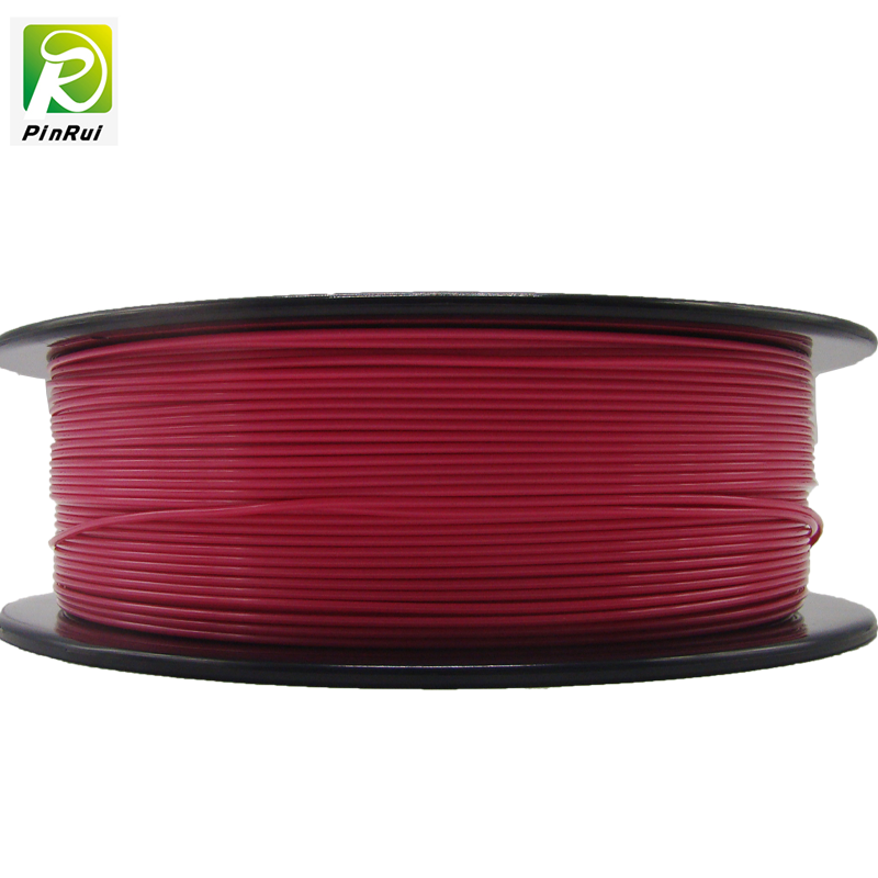 Pinrui 고품질 1KG 3D PLA 프린터 필라멘트 다크 핑크 컬러