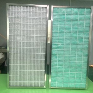 상업 주방 범위 후드 금속 메쉬 그리스 필터/aluminum 빨 수있는 주름 패널 Pre HVAC 필터