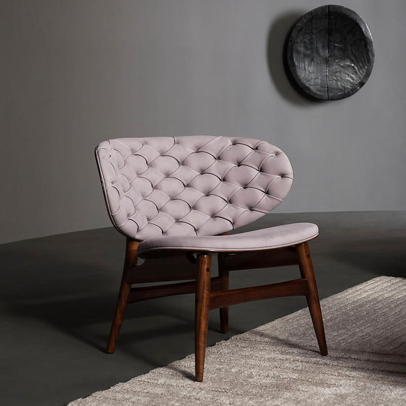 고품질 현대적인 디자인 높은 백 악센트 의자 거실에 대한 고급 정품 가죽 소파 의자