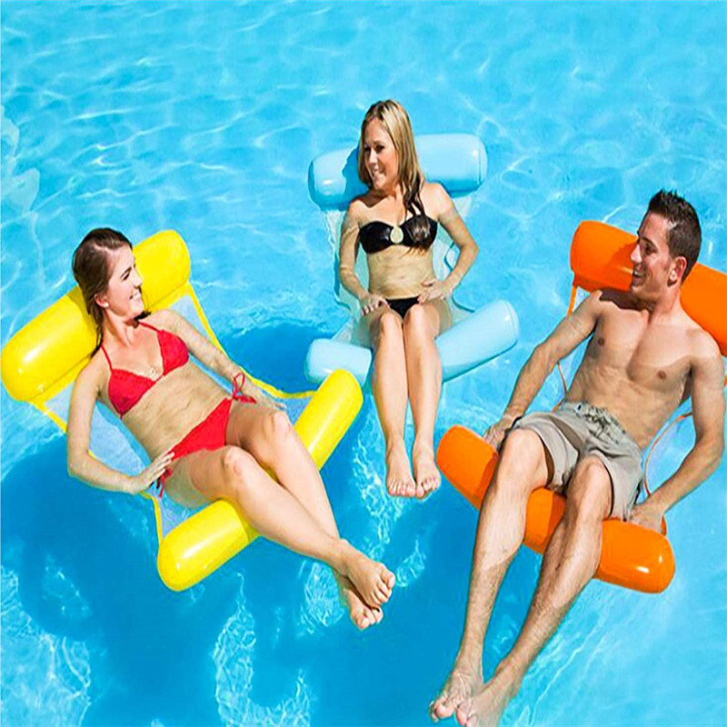 성인, 수영장 해먹 (안장, 드리퍼, 라운지 의자), 여름 수영장 의자, 휴대용 물 라운지를위한 풍선 수영장 플로트