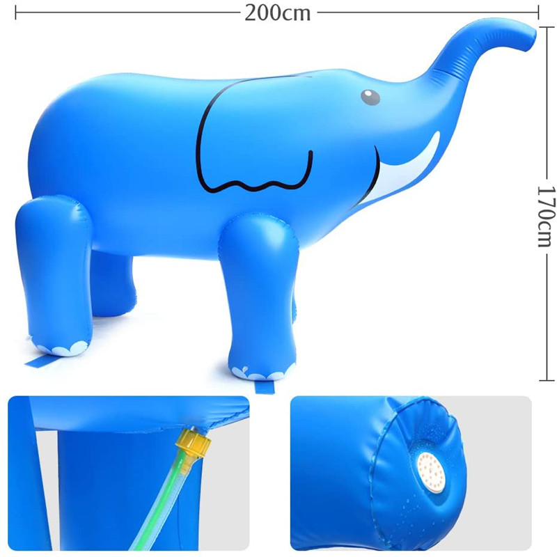 공장 아울렛 풍선 코끼리 장난감, PVC 풍선 광고 만화 캐릭터 플로트, 아이들을위한 공기 가득 장난감