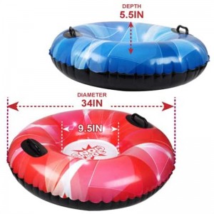 겨울 야외 부모 - 자식 대화 형 장난감 어린이,nflatable 스노우 튜브