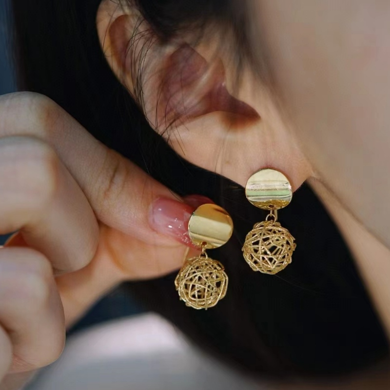 패션 새로운 디자인 18K/14K/10K/9K Gold Earring for Girl