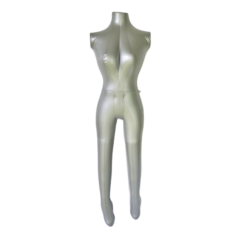 PVC 팽창 식 바디 마네킹 윈도우 여성 모델 용 의류 디스플레이 디스플레이