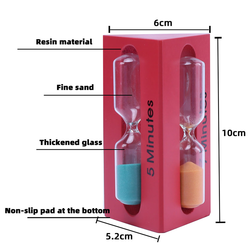 3-in-1 3/5/7 분 삼각형 나무 모래 모래 모래 시계 어린이 시계 시계 타이머 샌드글래스 가정 장식 ampulheta 비밀 선물 시청