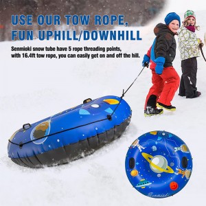 겨울 야외 부모-자식 장난감 두꺼운 냉장 공간 풍선 눈 튜브