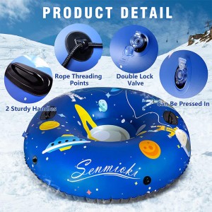 겨울 야외 부모-자식 장난감 두꺼운 냉장 공간 풍선 눈 튜브