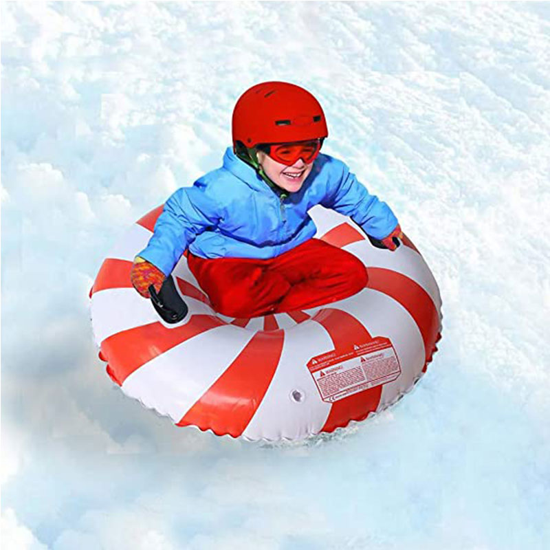 풍선 썰매 스노우 튜브, 겨울 엔터테인먼트 스노우 장난감을위한 어린이와 성인을위한 눈 썰매