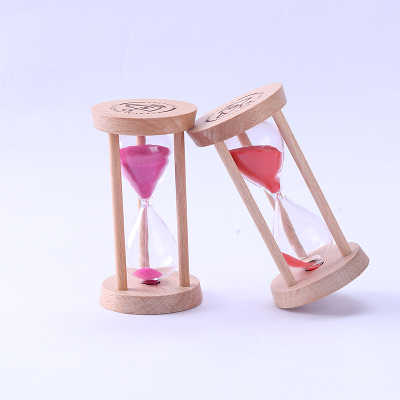 고품질 3 분 나무 모래 모래 모래 모래 시계 타이머 시계 장식 독특한 선물 주방
