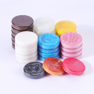 맞춤형 고품질 수지 Backgammon Checkers Chips Backgammon 조각
