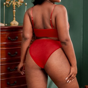 대비 레이즈 브라 세트 프론트 로프 타이로 섹시 란제리 세트