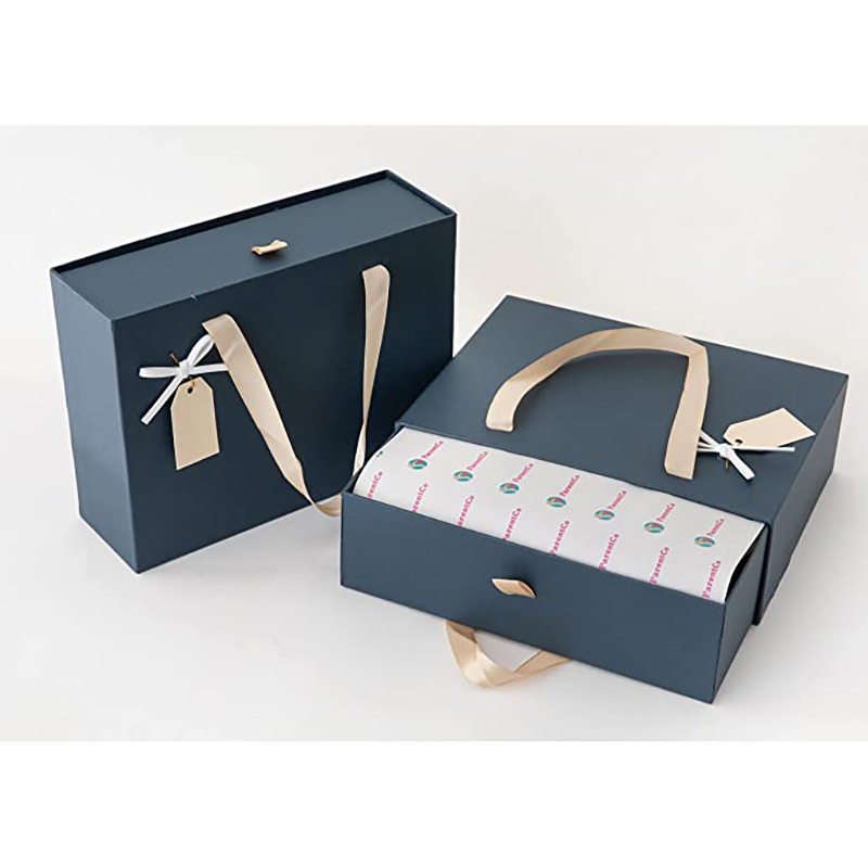 Parentco Gift Box- 현재 상자 뚜껑 슬라이드 아웃- 우아한 작은 선물 상자- 선물, 결혼식, 기념일, 베이비 샤워, 초콜릿을위한 재사용 가능한 선물 상자&더 쉽게 열려&Close-Dark Blue