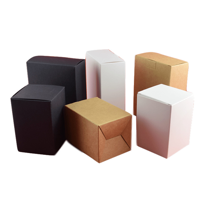 맞춤형 커피 흰색 골판지 상자 검은 카톤 크래프트 종이 상자 차 누가 백서 작은 상자