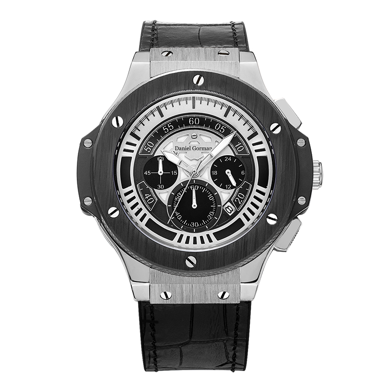 Daniel Gormantop 브랜드 럭셔리 스포츠 시계 남자 군사 시계 블루 고무 스트랩 자동 방수 시계 RM2204
