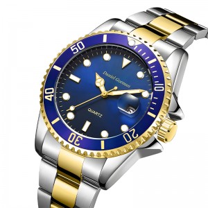 Daniel Gorman Top Quality Men \\\\ \'의 스포츠 시계 방수 클래식 스테인리스 스틸 스트랩 패션 남자 \\\\\'s Watch Business Quartz WatchRM001
