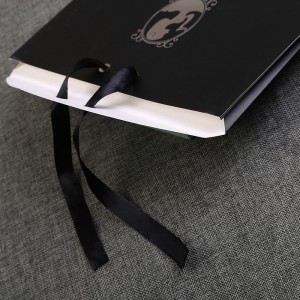 한국의 얇은 가죽 바지 포장 상자 광택 바지 레깅스 팬티 스타킹 팬티 스타일 블랙 리본 포장 상자