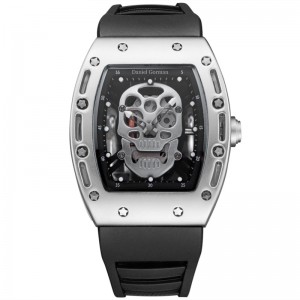 패션 두개골 남자의 쿼츠 시계 다니엘 고르만 go11 남자를위한 크리에이티브 다이얼 시계 클럭 골드 라이프 방수 남자 \\\\ \'s 감시 스포츠 스타일