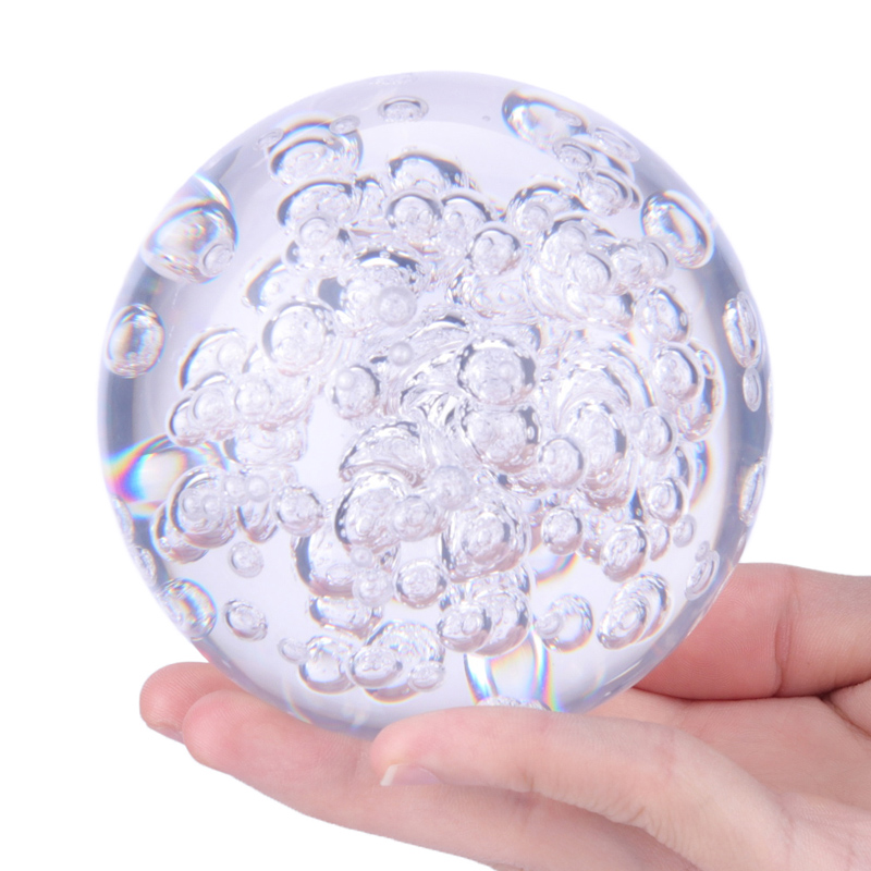 현대의 USiness 기념품 창조적 선물 Fengshui Paperweight Amber Mountain Pool Water Ball Crystal Bubble Ball for Fountain