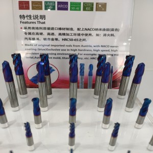 4 개의 엣지 피아트베이스 엔드 밀 표준 표준 유형 2 에지 공부 밀정 밀 표준 유형