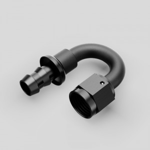 4an/6an/8an/10an/12an 푸시 잠금 오일 연료 호스 피팅 어댑터 끝