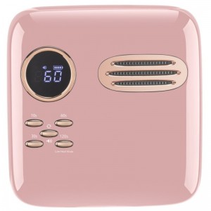 M&R 701Pro 무선 LED 네일 램프, 무선 네일 드라이어, 72W 충전식 LED 네일 라이트, 휴대용 젤 UV LED 네일 램프 4 타이머 설정 센서 및 LCD 디스플레이 녹색