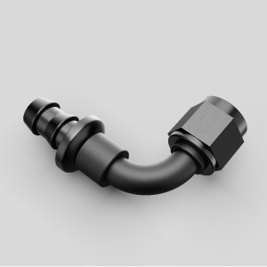 스위어 푸시 잠금 호스는 바브 알루미늄 합금 커넥터를 밀어 넣습니다.