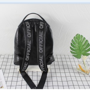 진정한 가죽 백팩