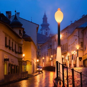 야외 정원 LED 거리 조명 기둥, 60W RGB 색상 교환 정원, 안뜰, 공원, 학교, 잔디, 빌라, 거리 조명 및 장식을위한 아름다운 방수 거리 조명