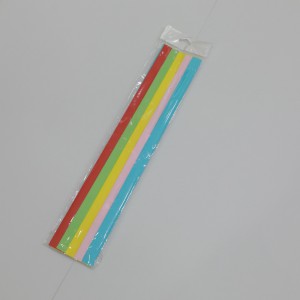 다색 크레페 종이