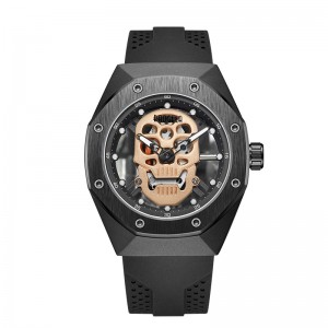 Baogela Skeleton Watches Watches Men Waterproof Wristwatch Skull Dial Military Sports Watch Man Relogios Masculino 1902