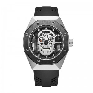 Baogela Skeleton Watches Watches Men Waterproof Wristwatch Skull Dial Military Sports Watch Man Relogios Masculino 1902