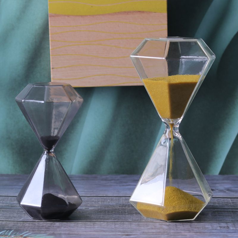 도매 5 15 30 분 시간 창조적 인 가정 장식 장식 선물 금 모래 모래 모래 시계 유리 모래 타이머