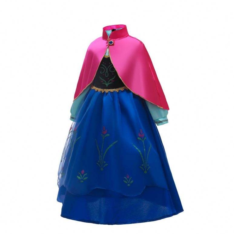 Baige Anna Elsa Cosplay 드레스 동화 할로윈 드레스 공주 Anna Party Performance Outfit