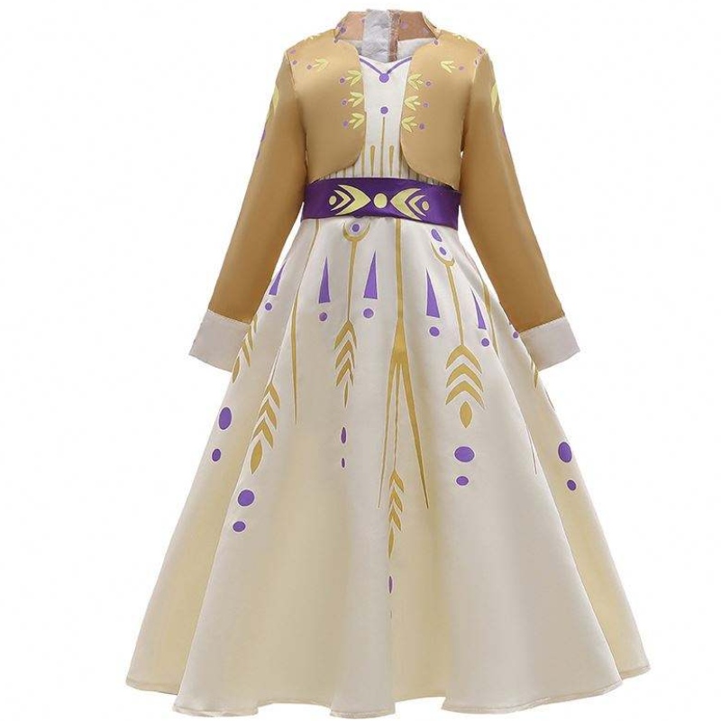 2022 New Fancy Dress Up Ice Snow Queen Elsa 2 팬시 드레스 의상 할로윈 HCGD-016