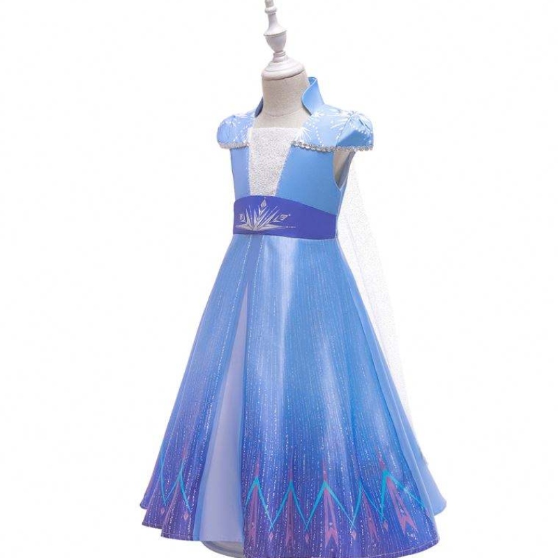 New Princess Elsa Anne Cosplay Dresses 소녀 TV 영화 의상 할로윈 파티 옷 BX1709