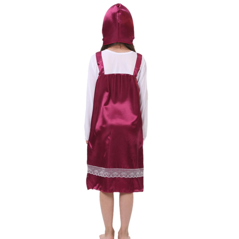 2022 성인 Little Red Riding Hood Costume Fancy Cosplay Carnival Costumes for Women Dress