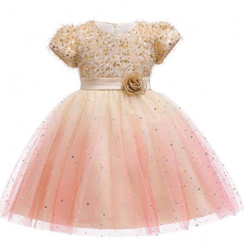 Baige New Design Girls 케이크 드레스 우아한 저녁 공식 아기 꽃 소녀 드레스 L5160