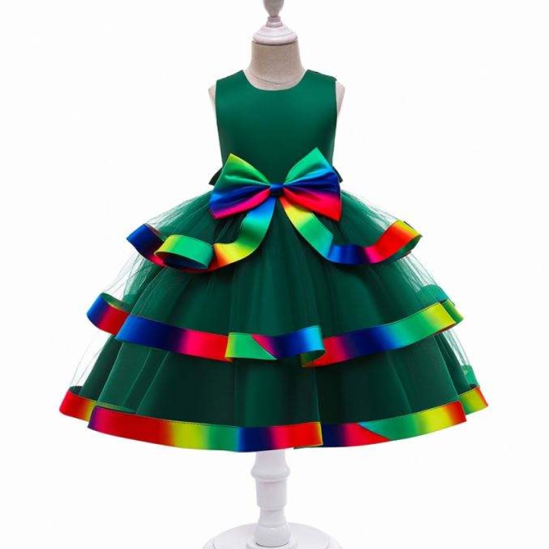 Baige Baby Girls 레이어 공주 드레스 New Fashion Kids Wedding Party Wear Ball Gown