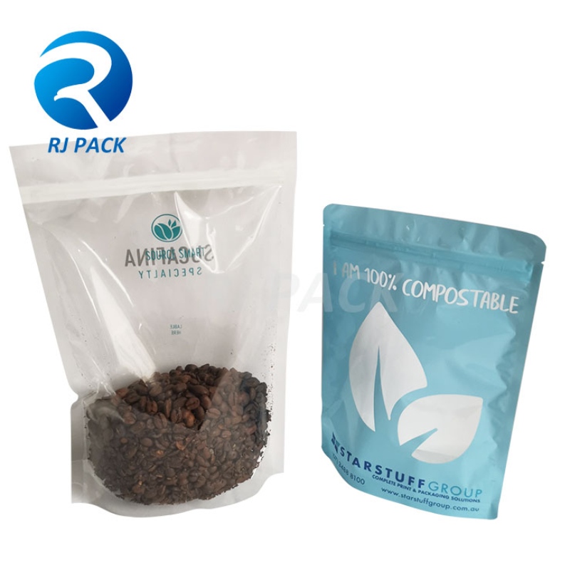 RJ 컨테이너 배송 - 플라스틱 퇴비 패키징 파우치