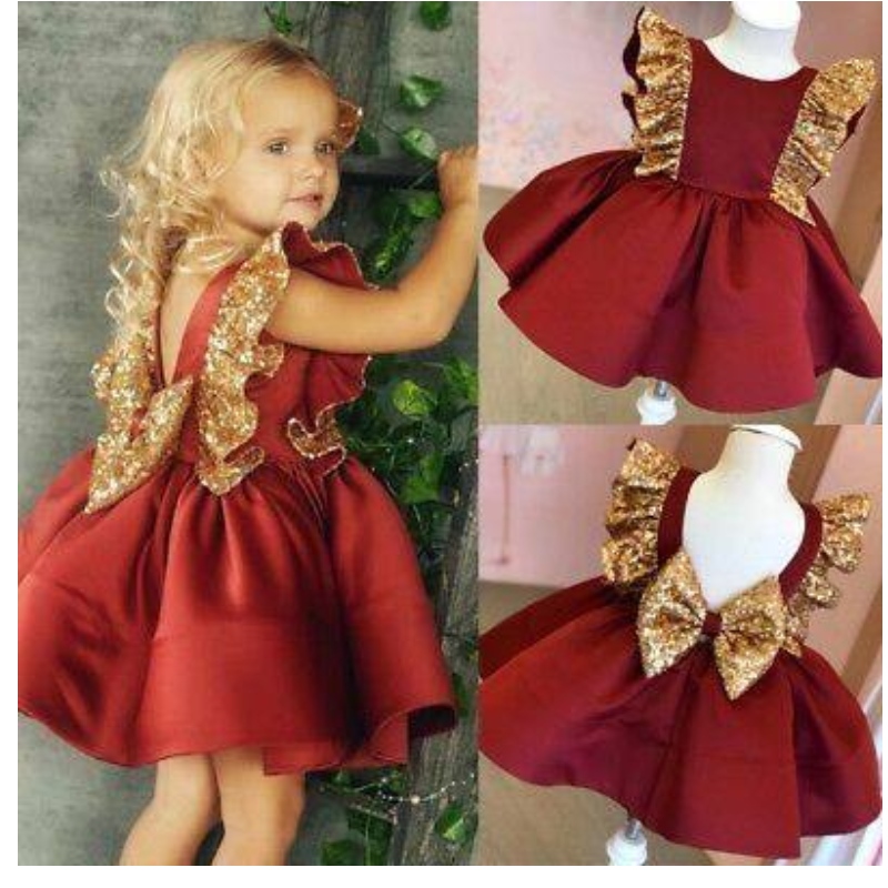 BAIGE Lovely Kids Dress Garments 2020 New Design Girls 웨딩 드레스 드레스 생일 파티 드레스 L1968XZ