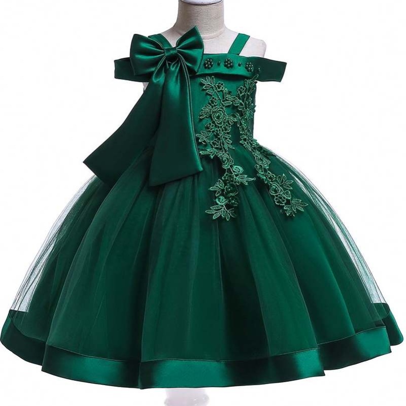 Baige New Frock Kids Party Dress Newborn Flower Girl 보름달 생일 드레스 L5081XZ