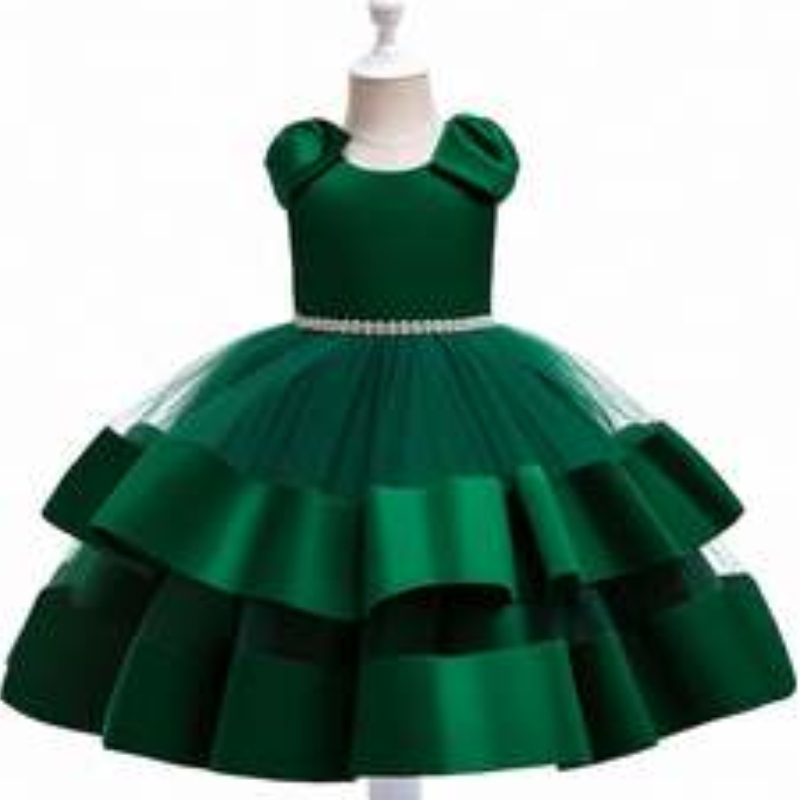 Baige 2021 고품질 어린이 소녀 생일 파티 컬렉션 어린이 볼 가운 여자 드레스