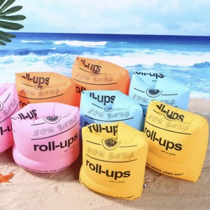 풍선 수영 반지 튀는 소매 팽창 식 팔 링